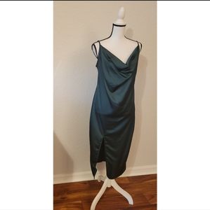 Green Slip Dress